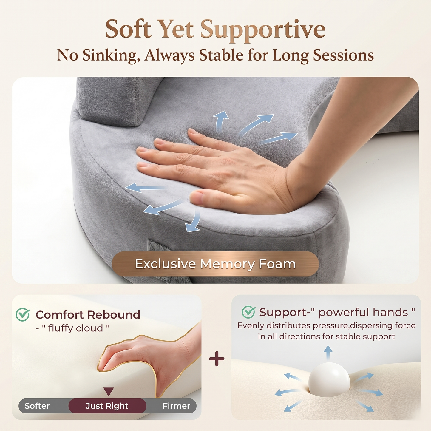Ergonomic Nursing Pillow — Comfortable Baby Feeding Support 3
