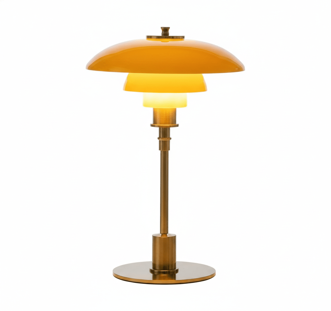 Nordic LED Glass Table Lamp — Minimalist Warm Light 3000K 3