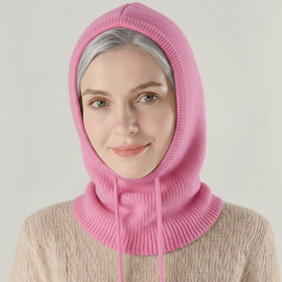 Cashmere Knit Beanie Winter Hat — Adjustable Drawstring Fit 6