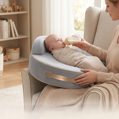 Ergonomic Nursing Pillow — Comfortable Baby Feeding Support 2