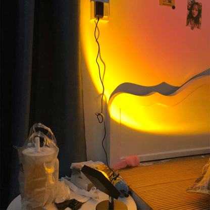 Lampada da Tavolo LED Tramonto Retrò USB Compatta