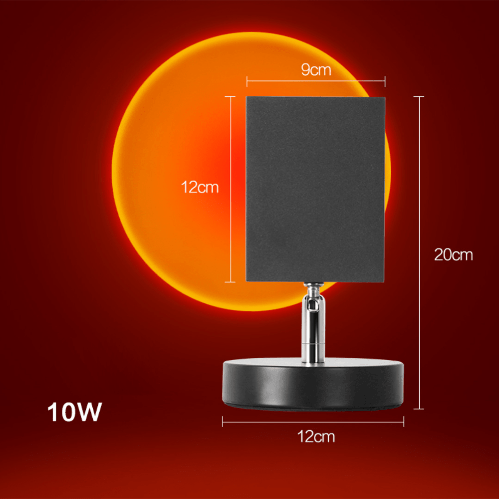 Lampada da Tavolo LED Tramonto Retrò USB Compatta