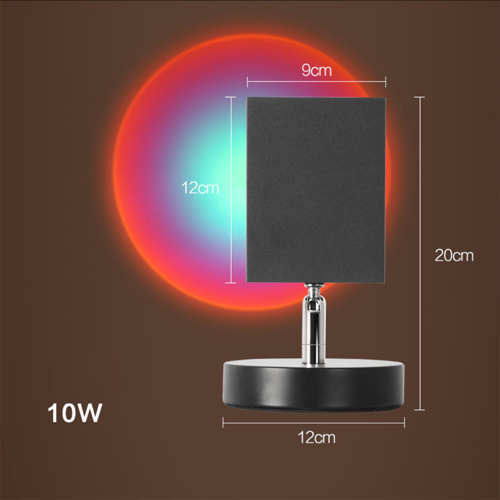 Lampada da Tavolo LED Tramonto Retrò USB Compatta