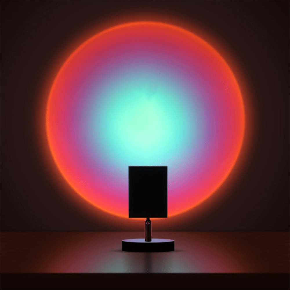 Lampada da Tavolo LED Tramonto Retrò USB Compatta