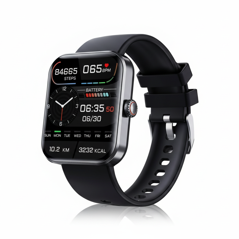 GlucoWatch - Slim Horloge voor Glucose- en Gezondheidsmonitoring