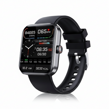 GlucoWatch - Slim Horloge voor Glucose- en Gezondheidsmonitoring