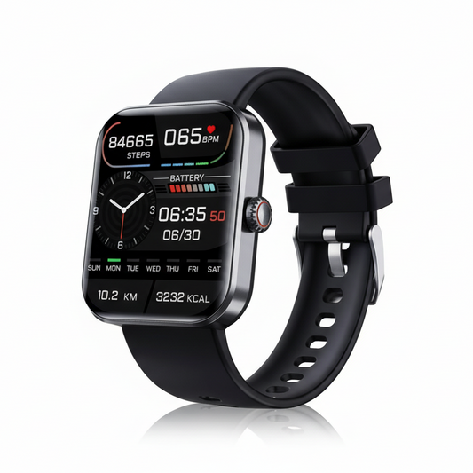 GlucoWatch - Slim Horloge voor Glucose- en Gezondheidsmonitoring