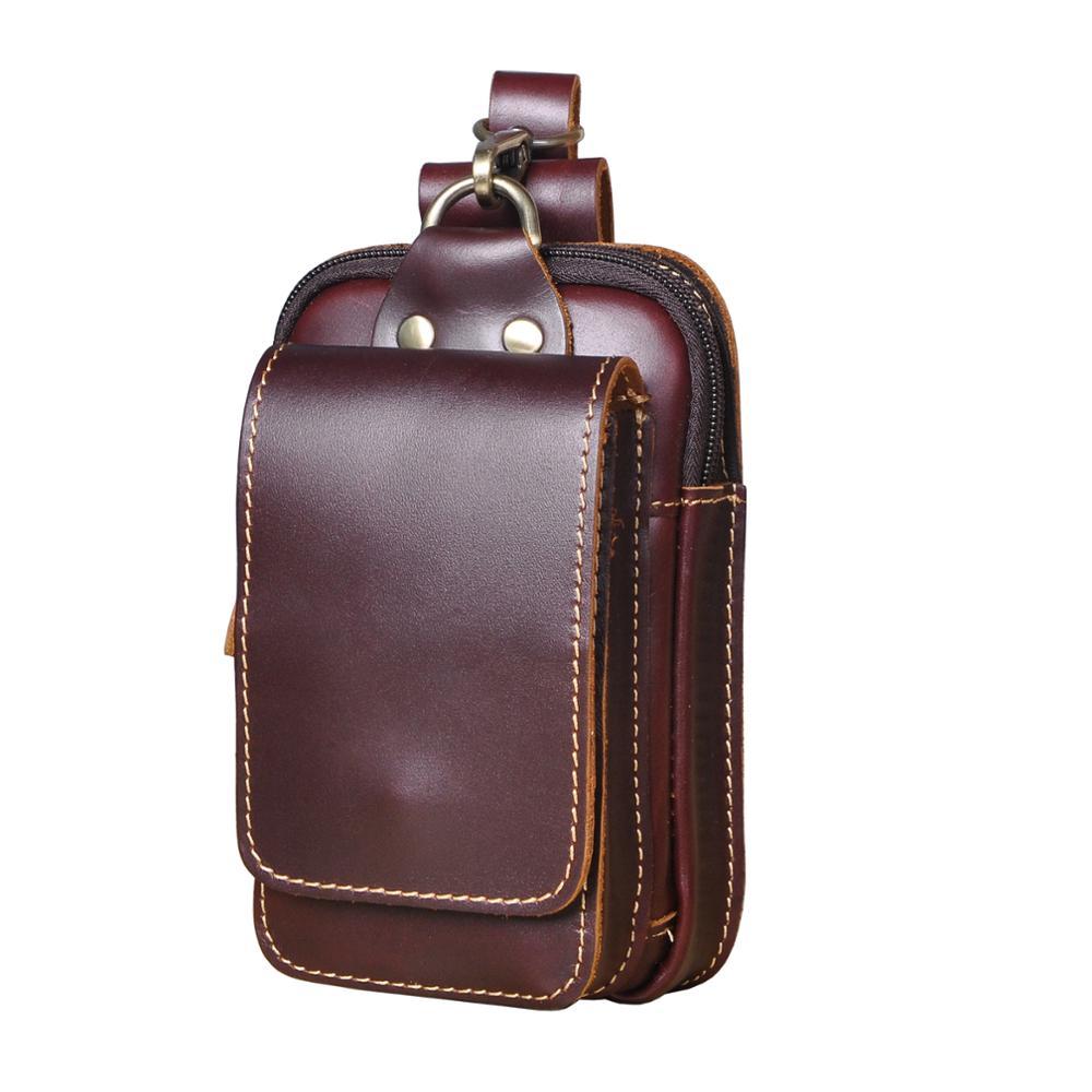 EliteGuard Leather Belt Bag for Men — Adjustable Waist Strap 2