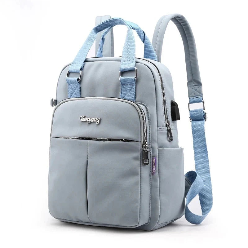 Waterproof Multifunctional Backpack with USB Port — Oxford 10