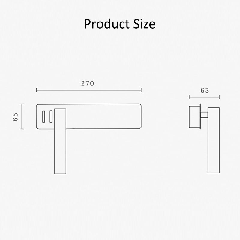 Adjustable LED Wall Reading Lamp for Bedroom — Swivel Head 4