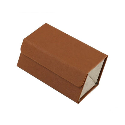 Foldable Leather Eyeglasses Case — Multi-Compartment Organizer 9