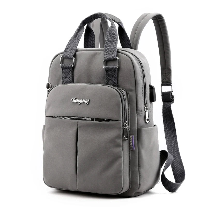 Waterproof Multifunctional Backpack with USB Port — Oxford 11