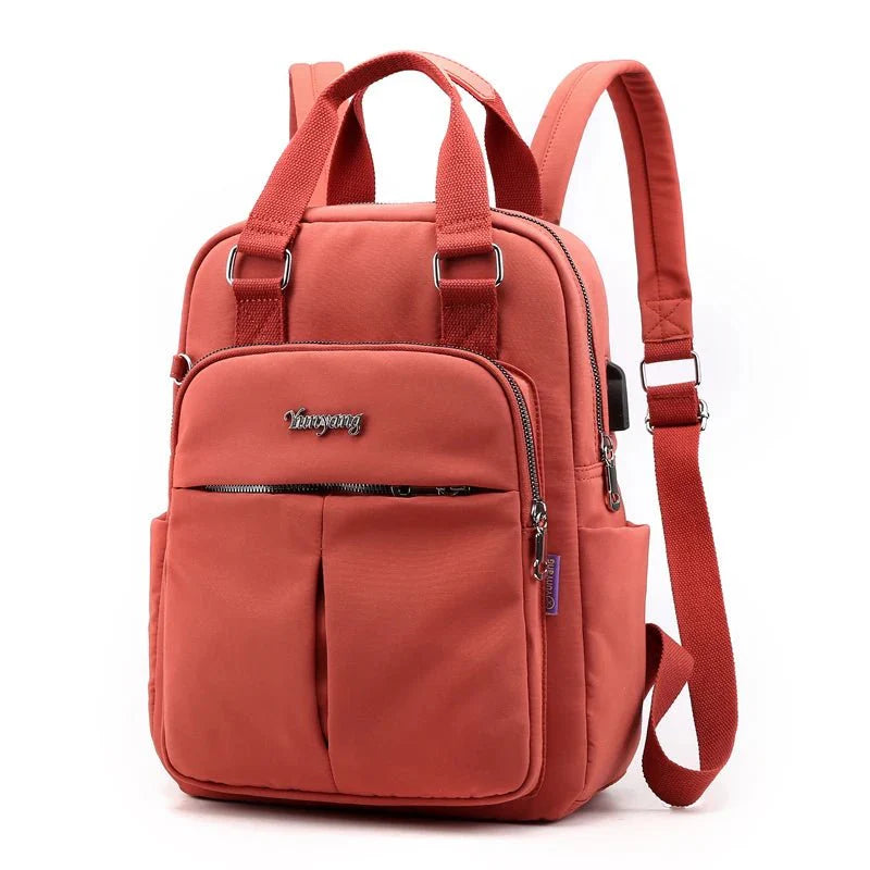 Waterproof Multifunctional Backpack with USB Port — Oxford 12