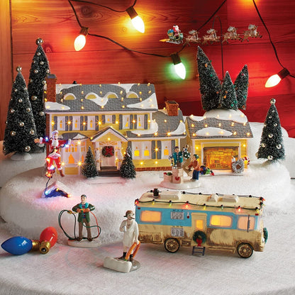 Miniature Christmas House Desktop Decor — Resin Figurine 8 Variants 1