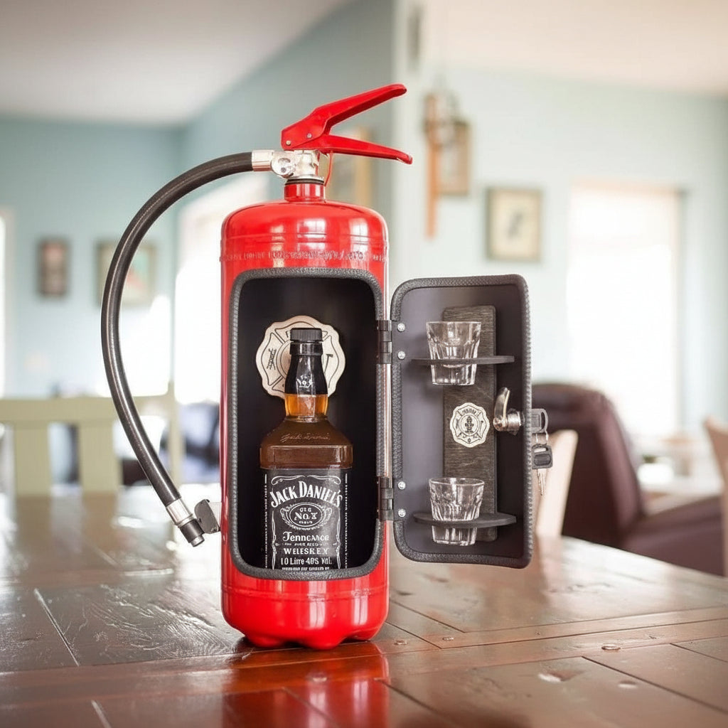 Hidden FireBar – Secret Mini Bar in Fire Extinguisher Design 4
