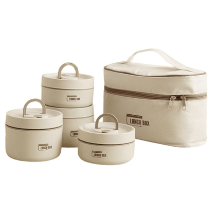 HEATLOX Insulated Double Wall Lunch Box — Stainless Steel 14