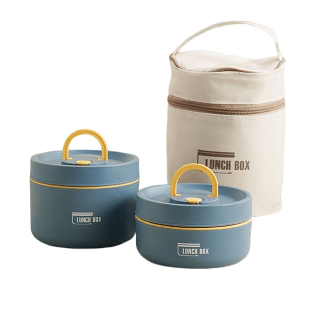 HEATLOX Insulated Double Wall Lunch Box — Stainless Steel 17