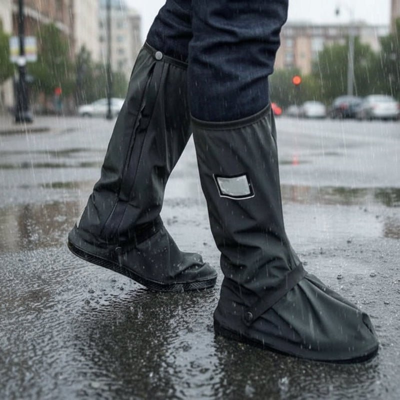 Waterproof Silicone Shoe Covers — Non-Slip Reusable Rain Protection 2