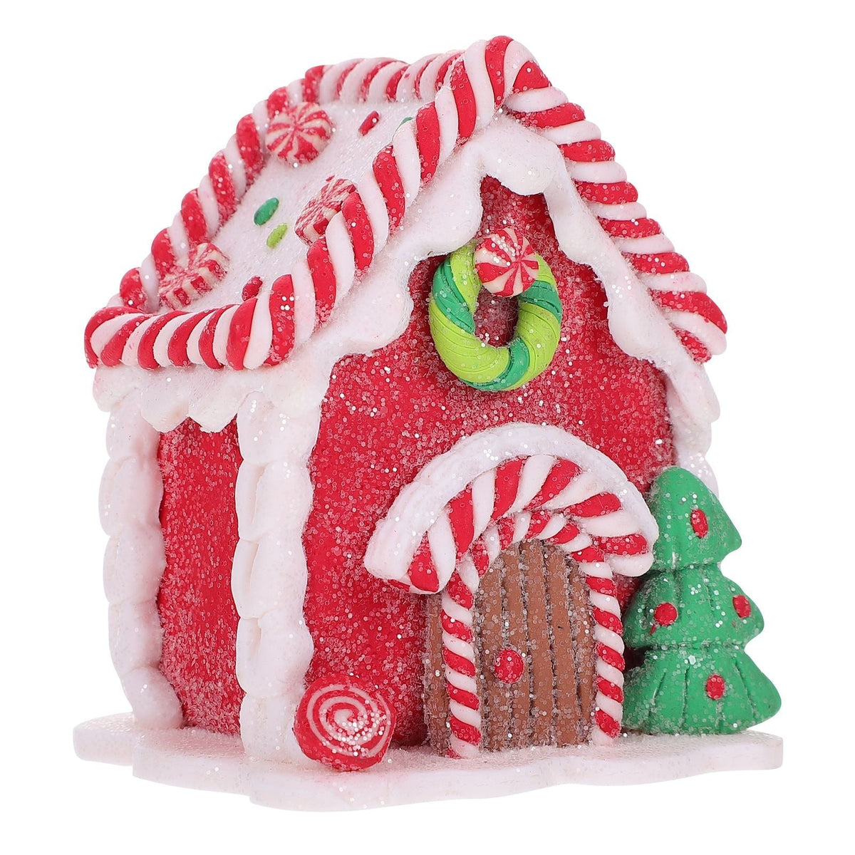 Mini Christmas Gingerbread House Decor — Hand-Painted Resin 8