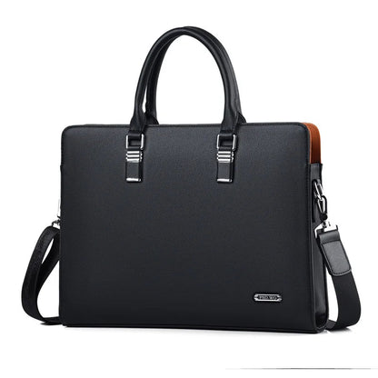 Portaro Men's Leather Laptop Bag — Elegant & Spacious 15" 3