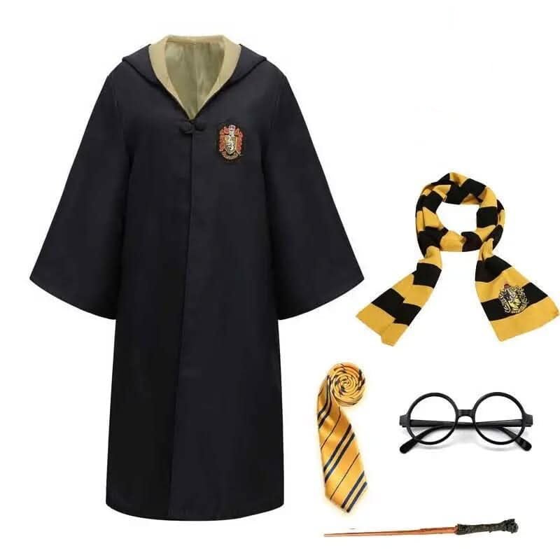 Complete Wizard Costume with Cloak & Accessories — Kids & Adults 9