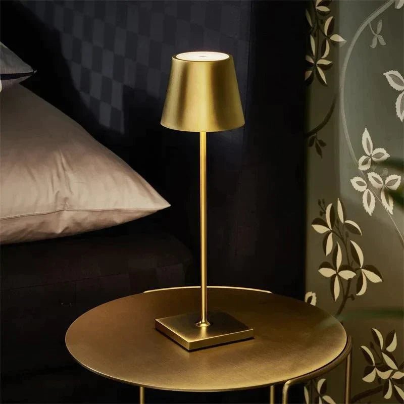Wireless LED Table Lamp Dimmable — 5200mAh Battery USB Rechargeable 12