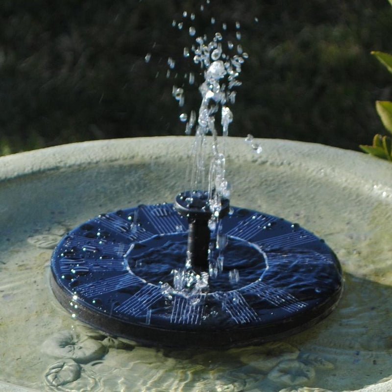 Solar Fountain Pump — 4 Nozzles, Built-in Battery, Garden Pond 5