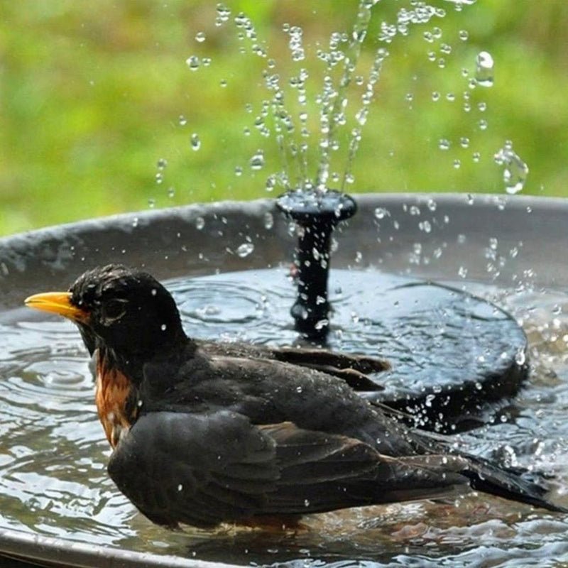 Solar Fountain Pump — 4 Nozzles, Built-in Battery, Garden Pond 2
