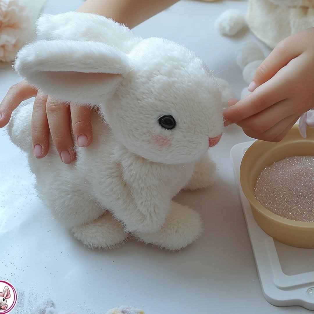 HOPPILOOM Interactive Plush Bunny with Realistic Movements & Sounds 5