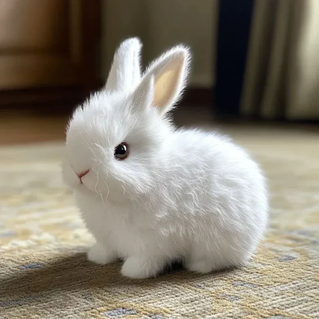 HOPPILOOM Interactive Plush Bunny with Realistic Movements & Sounds 3