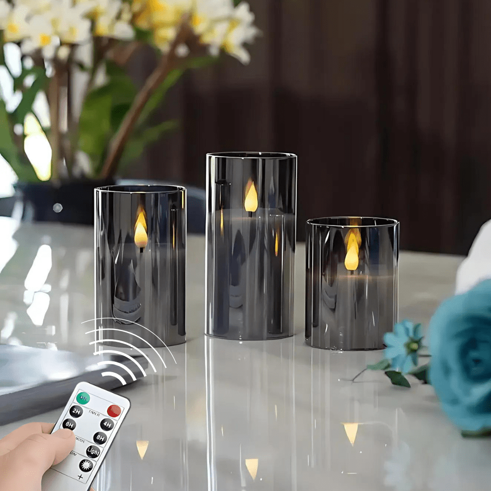 Flameless LED Candles with Remote Control — Realistic Flame Effect 2