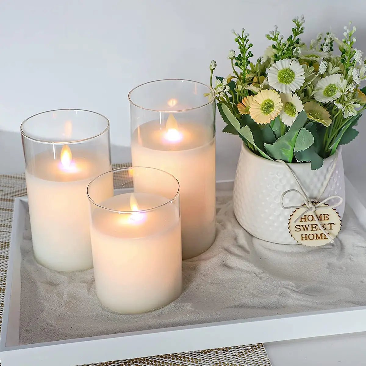 Flameless LED Candles with Remote Control — Realistic Flame Effect 18