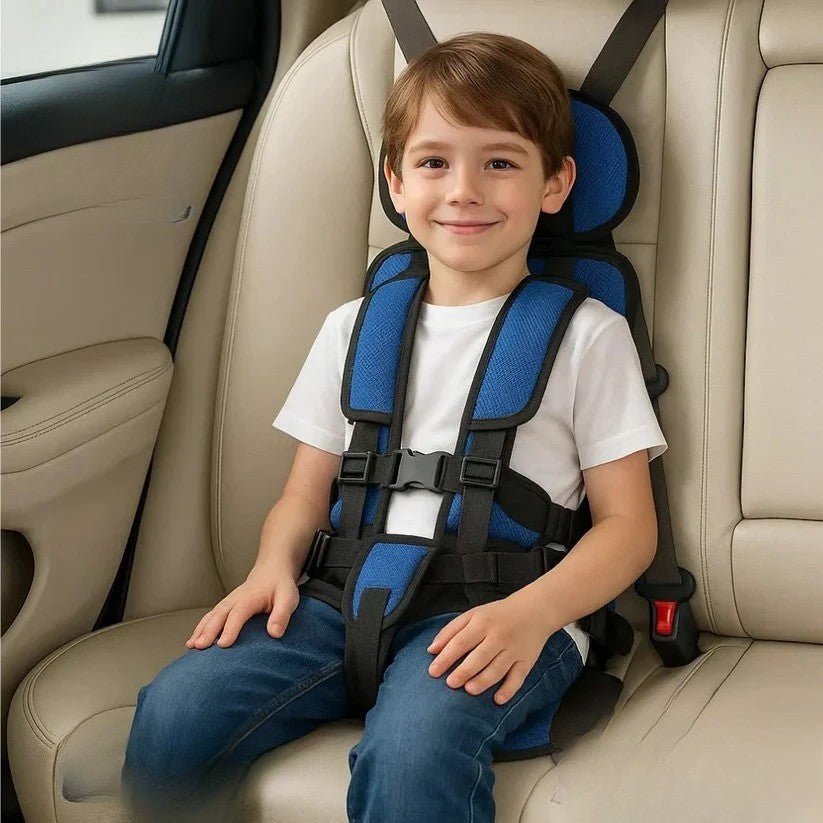 Seggiolino Auto Portatile Pieghevole con Imbracatura a 5 Punti
