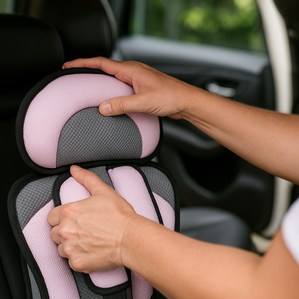 Seggiolino Auto Portatile Cintura 5 Punti Traspirante