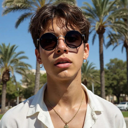 Kiro - Occhiali Da Sole Uomo/Donna In Metallo Con Protezione UV400