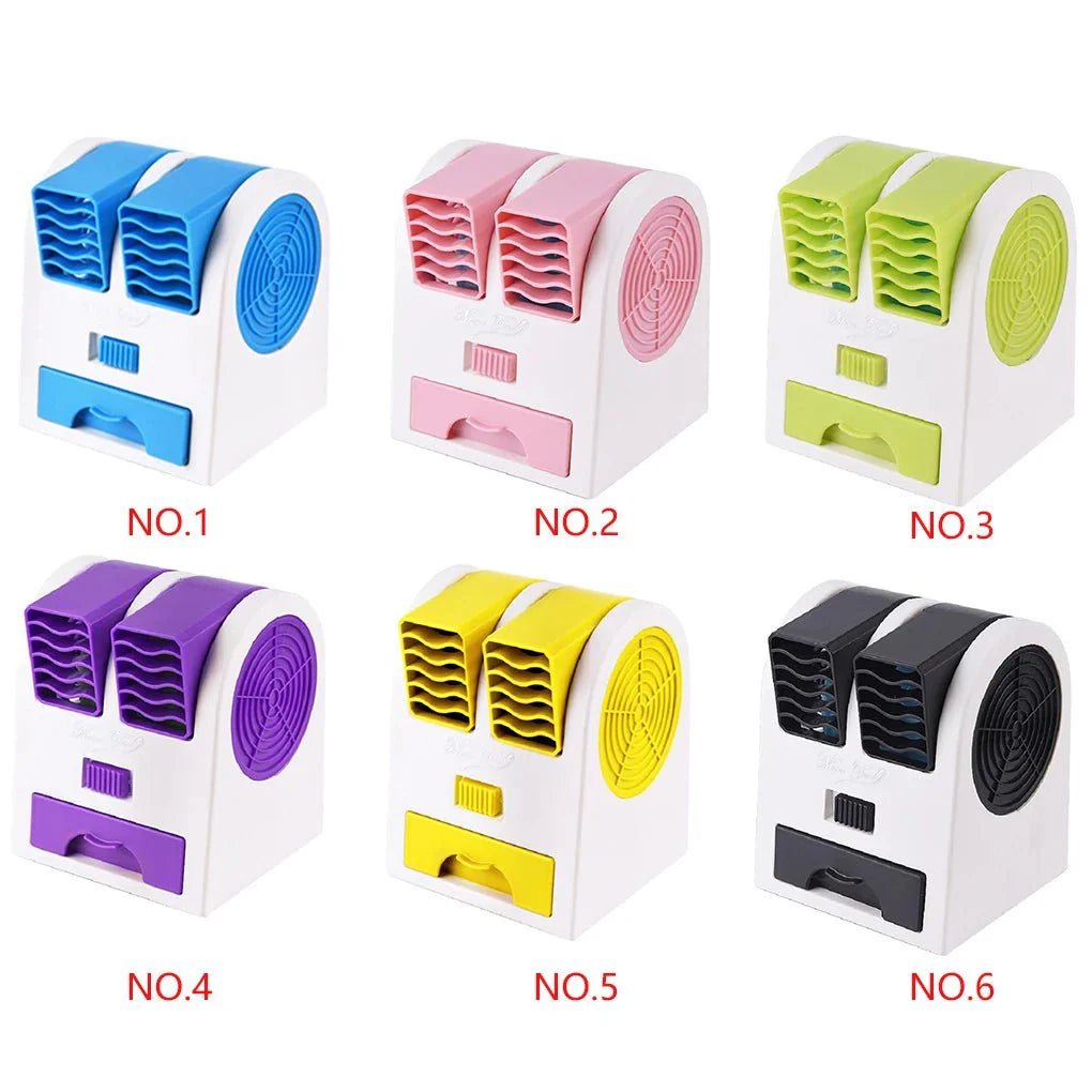 Mini Climatizzatore USB Portatile Silenzioso Doppia Uscita