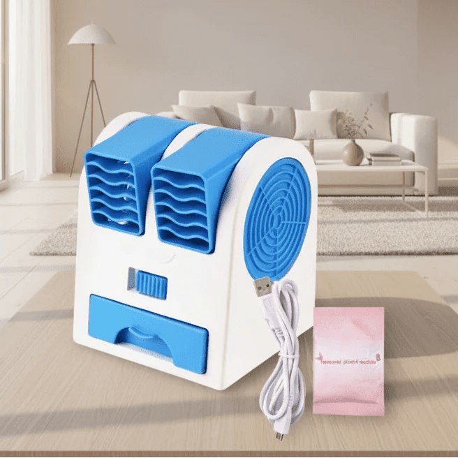 Mini Climatizzatore USB Portatile Silenzioso Doppia Uscita