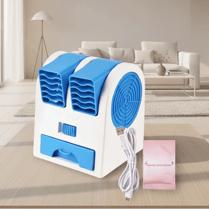 Mini Climatizzatore USB Portatile Silenzioso Doppia Uscita