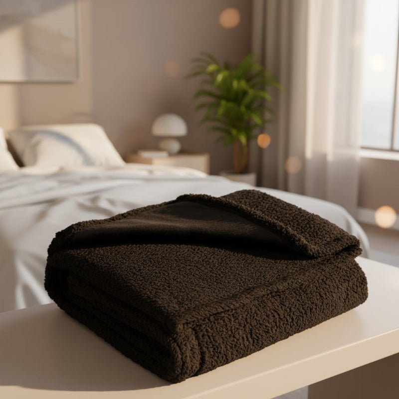 Waterproof Fleece Blanket — Soft TPU Layer Machine Washable 1