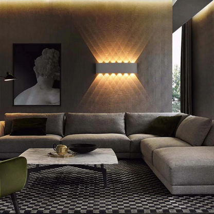 Waterdichte LED Wandlamp voor Binnen en Buiten - Elegante Buitenwandlamp