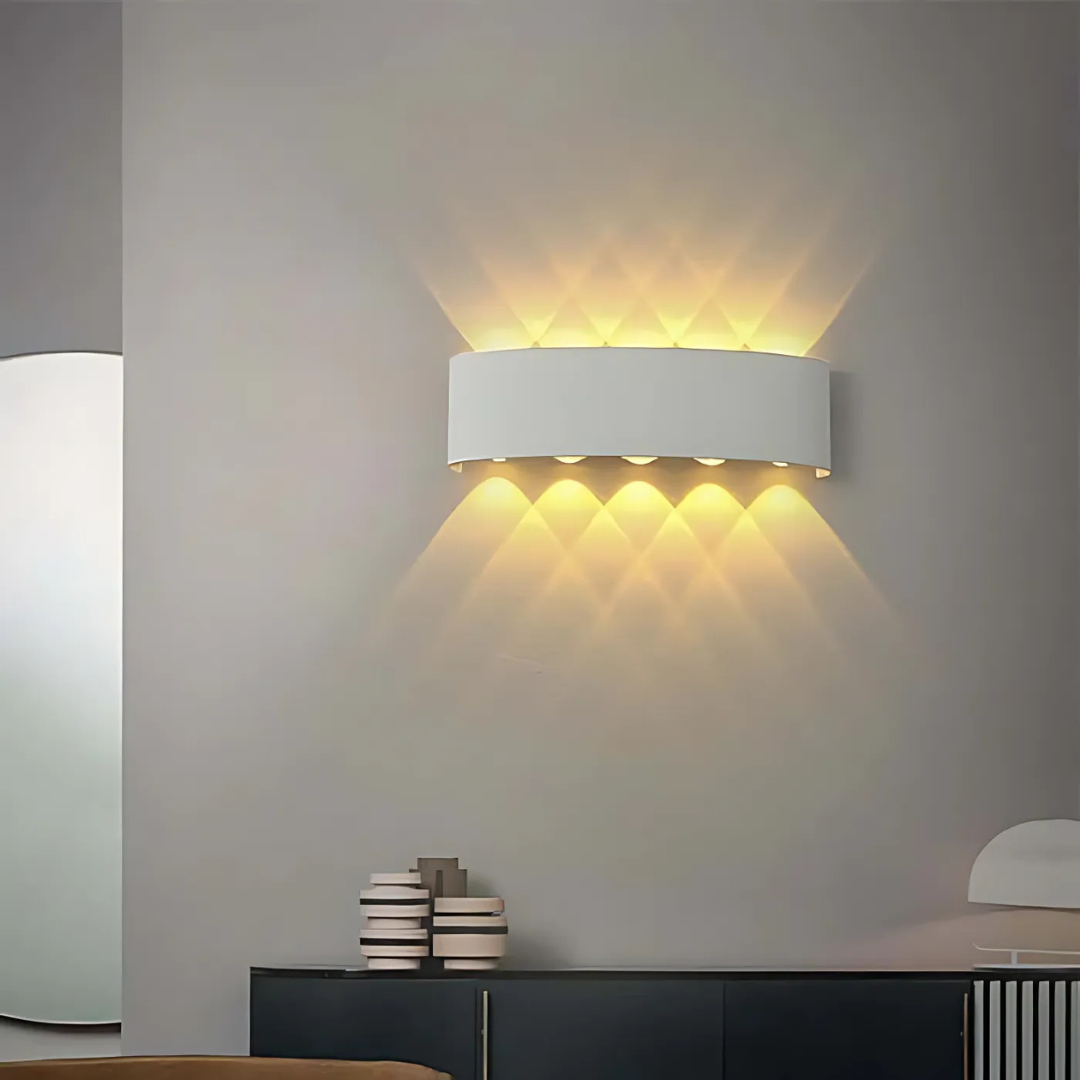 Waterdichte LED Wandlamp voor Binnen en Buiten - Elegante Buitenwandlamp