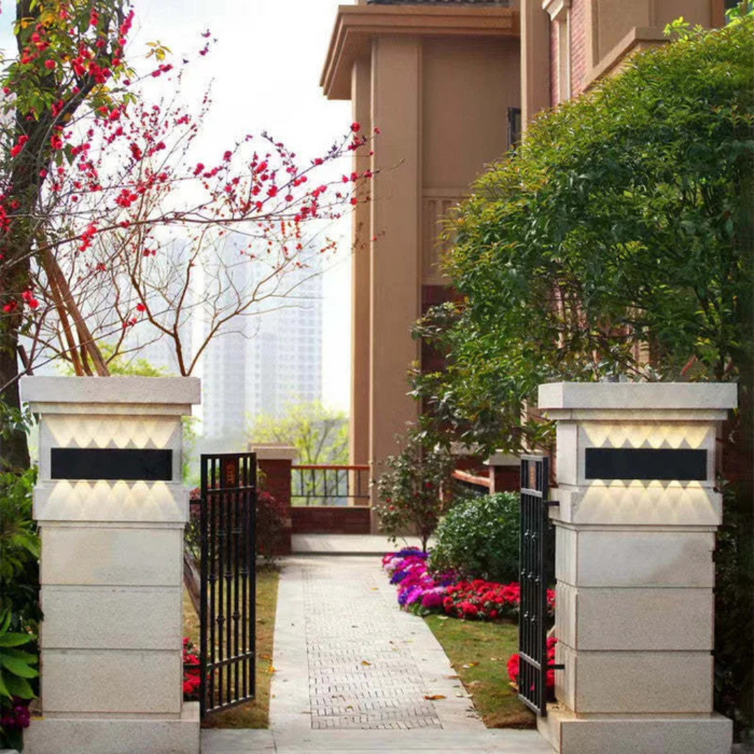 Waterdichte LED Wandlamp voor Binnen en Buiten - Elegante Buitenwandlamp