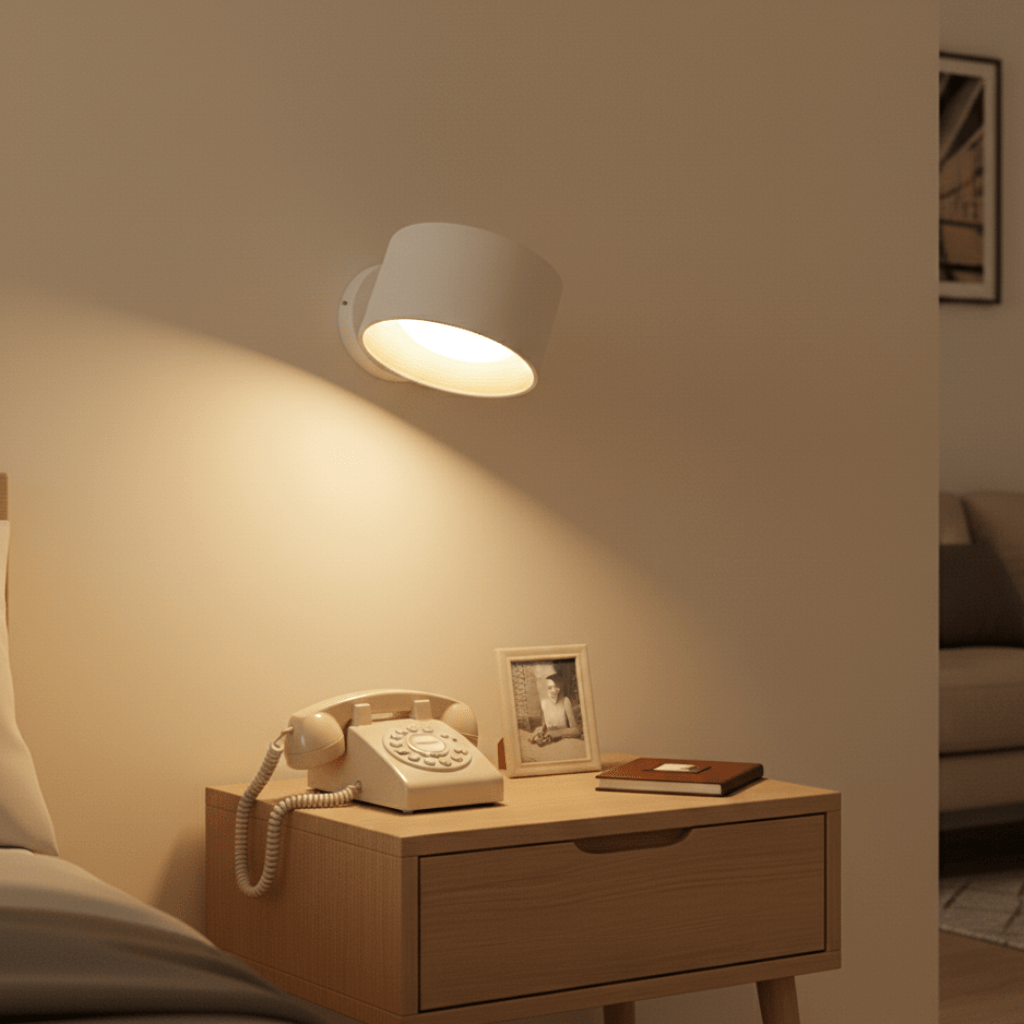 Oplaadbare Wandlamp Scandinavisch Ontwerp