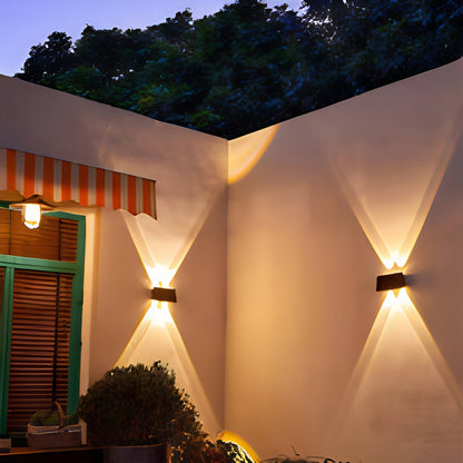 Zonne-energie LED Wandlamp Waterdicht Effect Up & Down