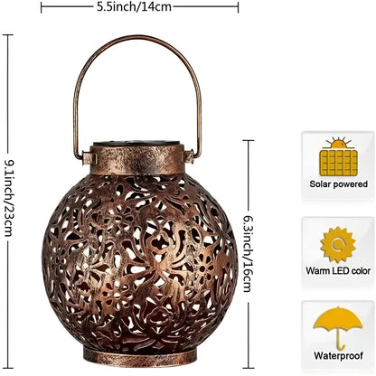 Lampade Solari da Giardino Vintage Solaris - Illuminazione Elegante e Resistente 6