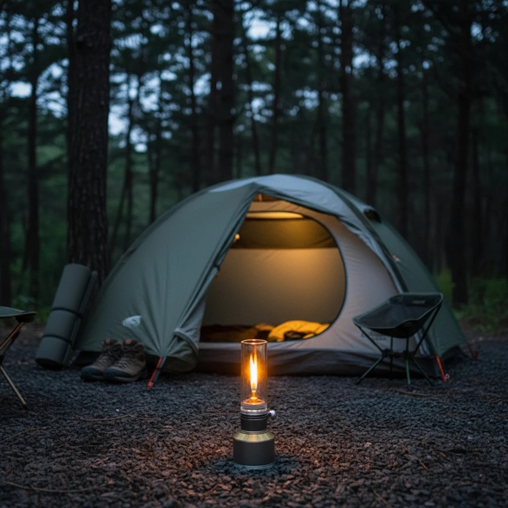 Campinglamp Mountain Peak - Warme en Draagbare Licht