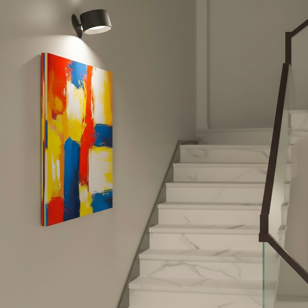 360° Draadloze Oplaadbare Wandlamp met 3 Helderheidsniveaus