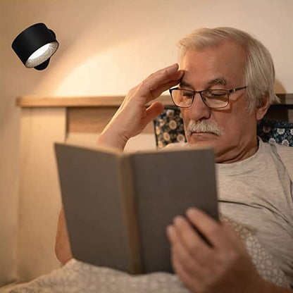 360° Draadloze Oplaadbare Wandlamp met 3 Helderheidsniveaus