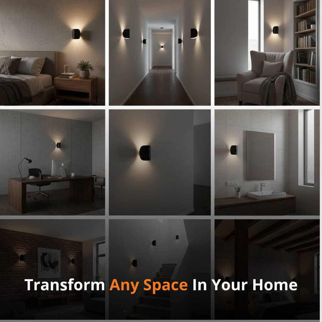 Moderne Wandlamp Up Down met Verstelbaar Licht in Elegant Aluminium