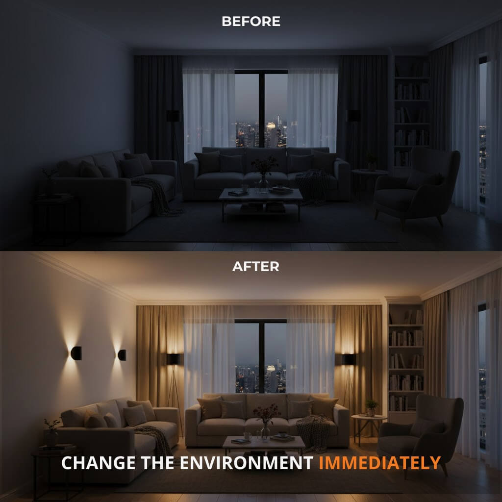 Moderne Wandlamp Up Down met Verstelbaar Licht in Elegant Aluminium